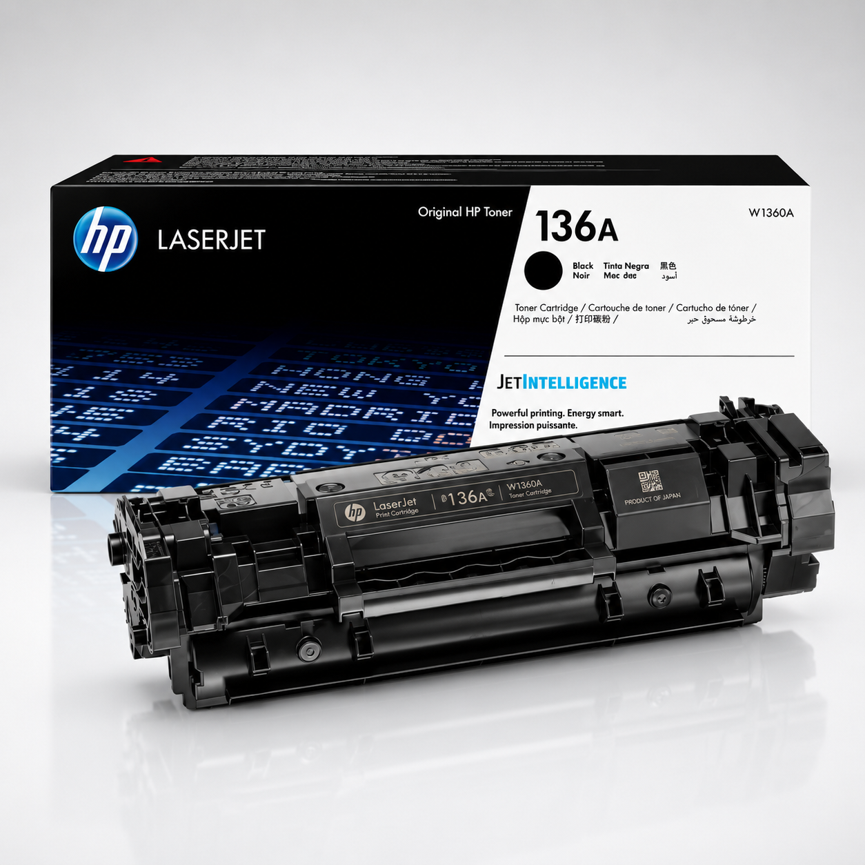 Tooner136A HP 136A Black Original LaserJet Toner Cartridge (W1360A) - Image 1